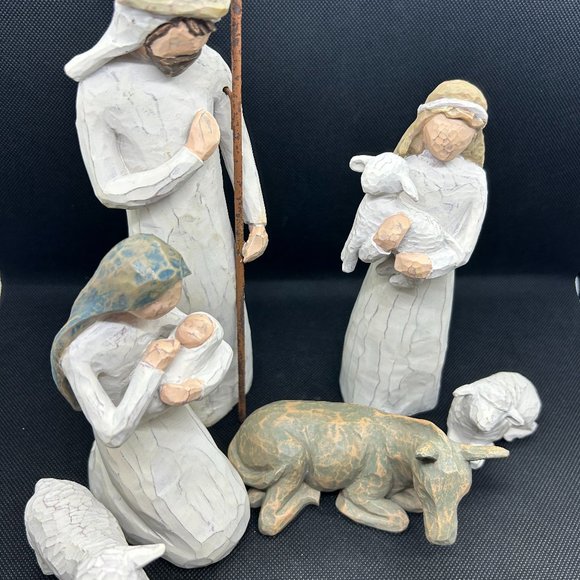 Like new in box Willow Tree 6 pc Nativity Scene - Picture 3 of 5